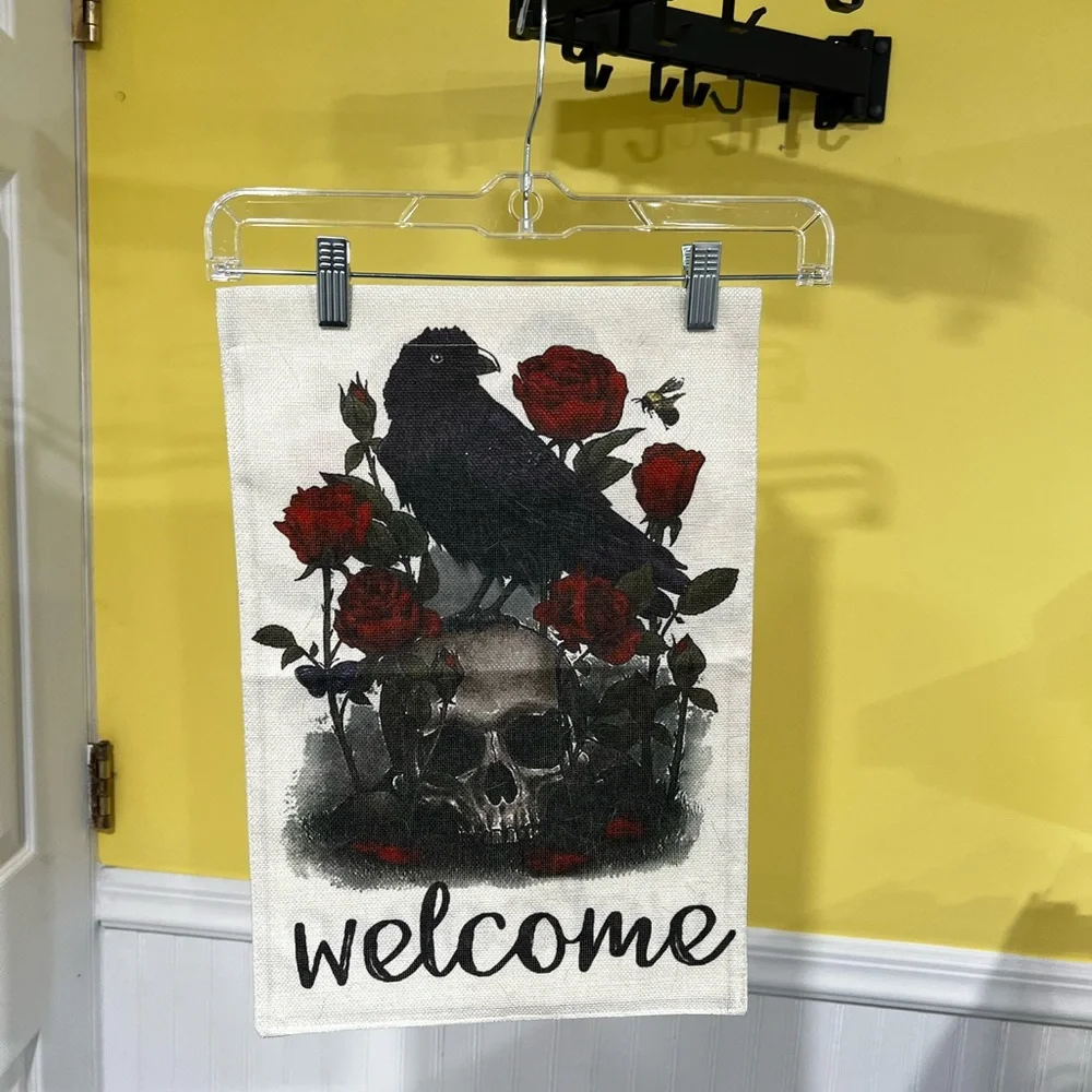 Raven and Roses Wall Art Decor